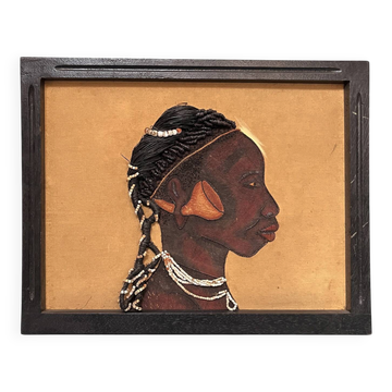 1950s Tableau "Moluba Woman"