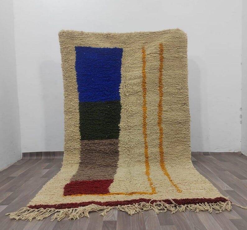 Berber rug from Oued Zam, handmade, size 200 x 300 cm