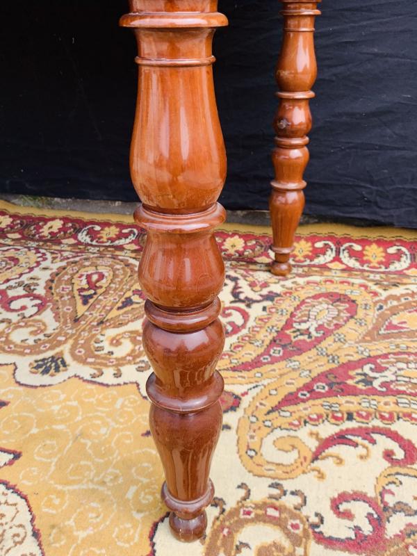 Vintage flamed mahogany cylinder desk