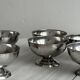Lot de 6 coupelles à glace en inox