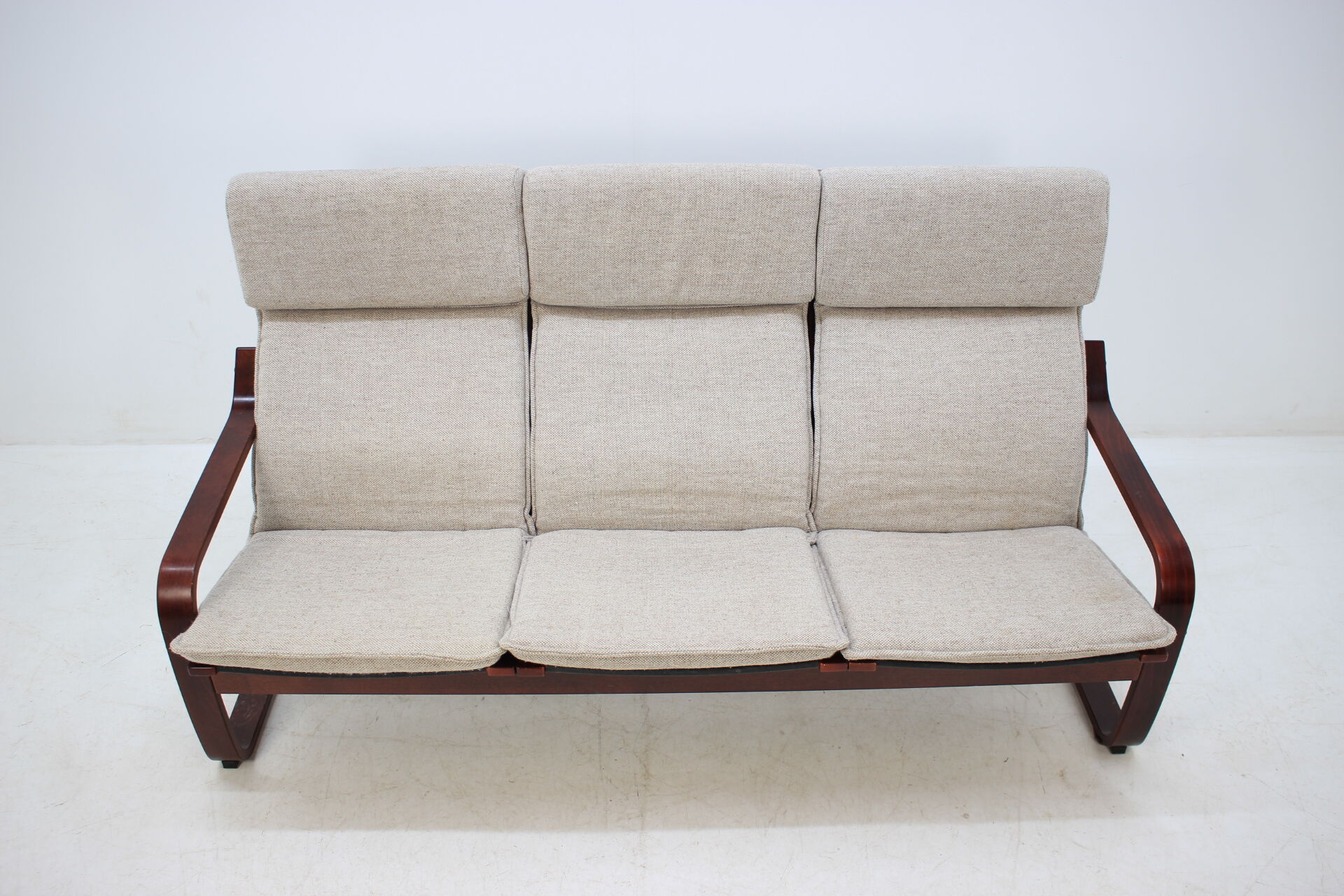 1980s Bentwood Three Seater Sofa, Ton Czechoslovakia