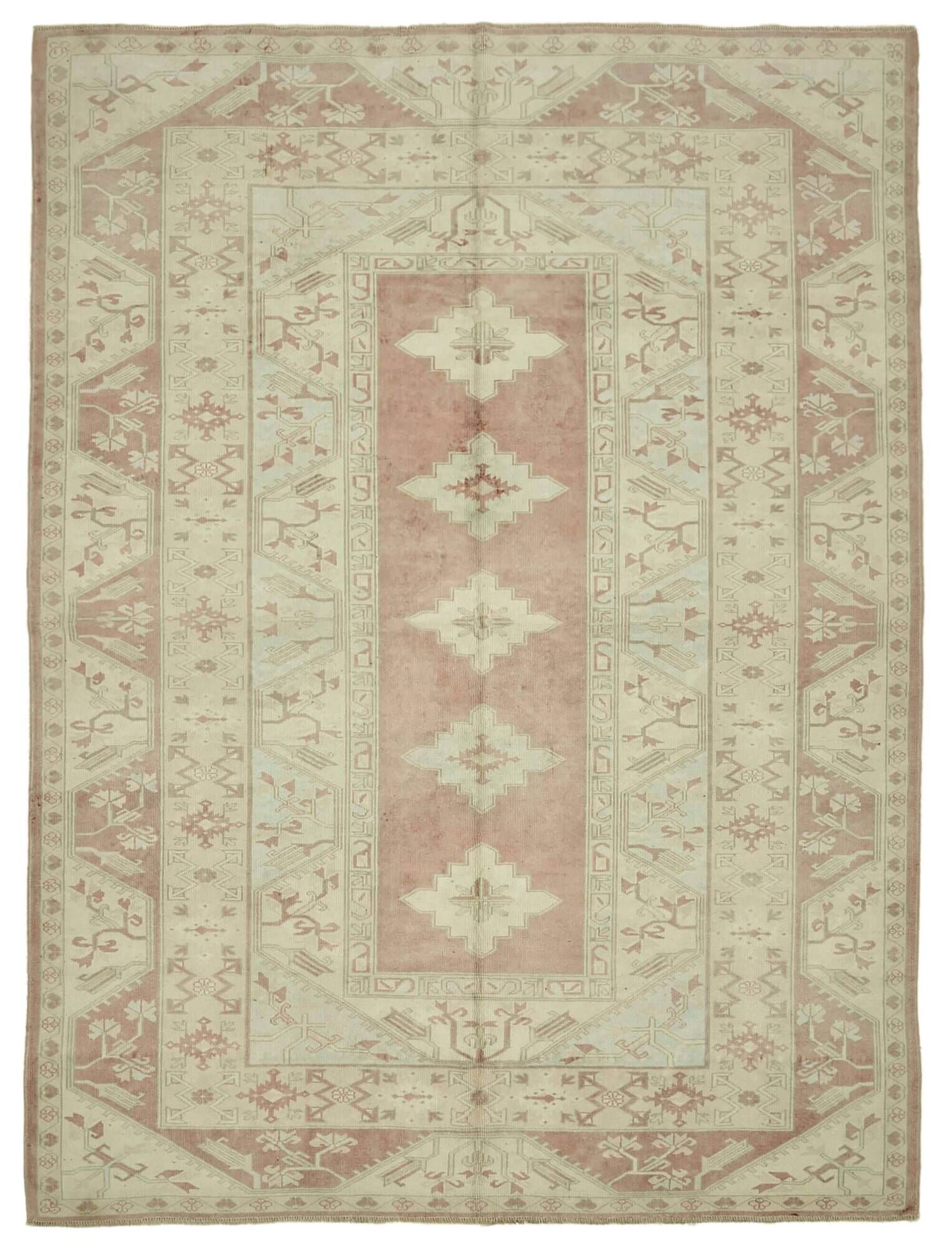 Turkish Vintage Anatolian Rug 211 cm x 282 cm
