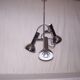 Suspension en inox Koch et Lowy des années 70