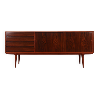 Buffet en palissandre, design danois, années 1970, fabriqué par Omann Jun