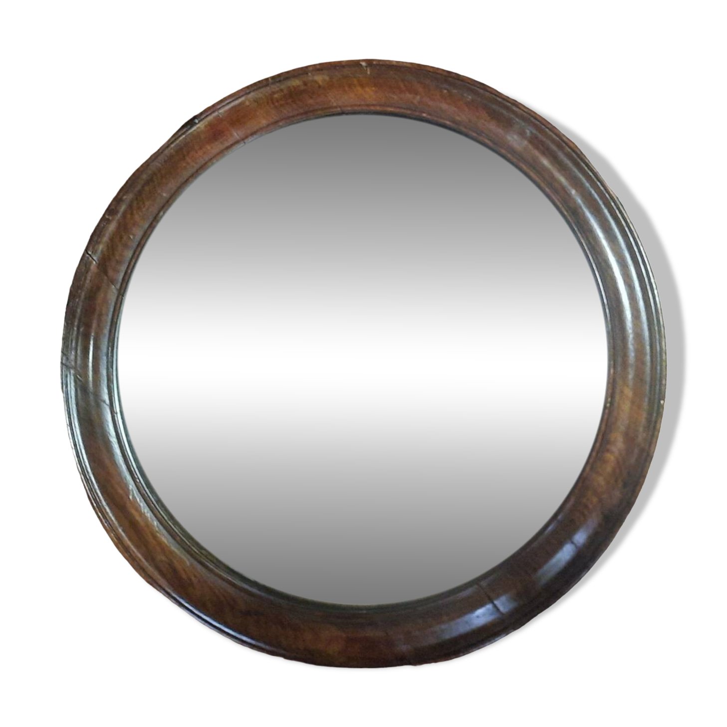 Miroir rond ancien