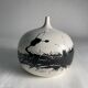 Glazed Ceramic Vase attributed to Emilio Scanavino, Italy, 1970s