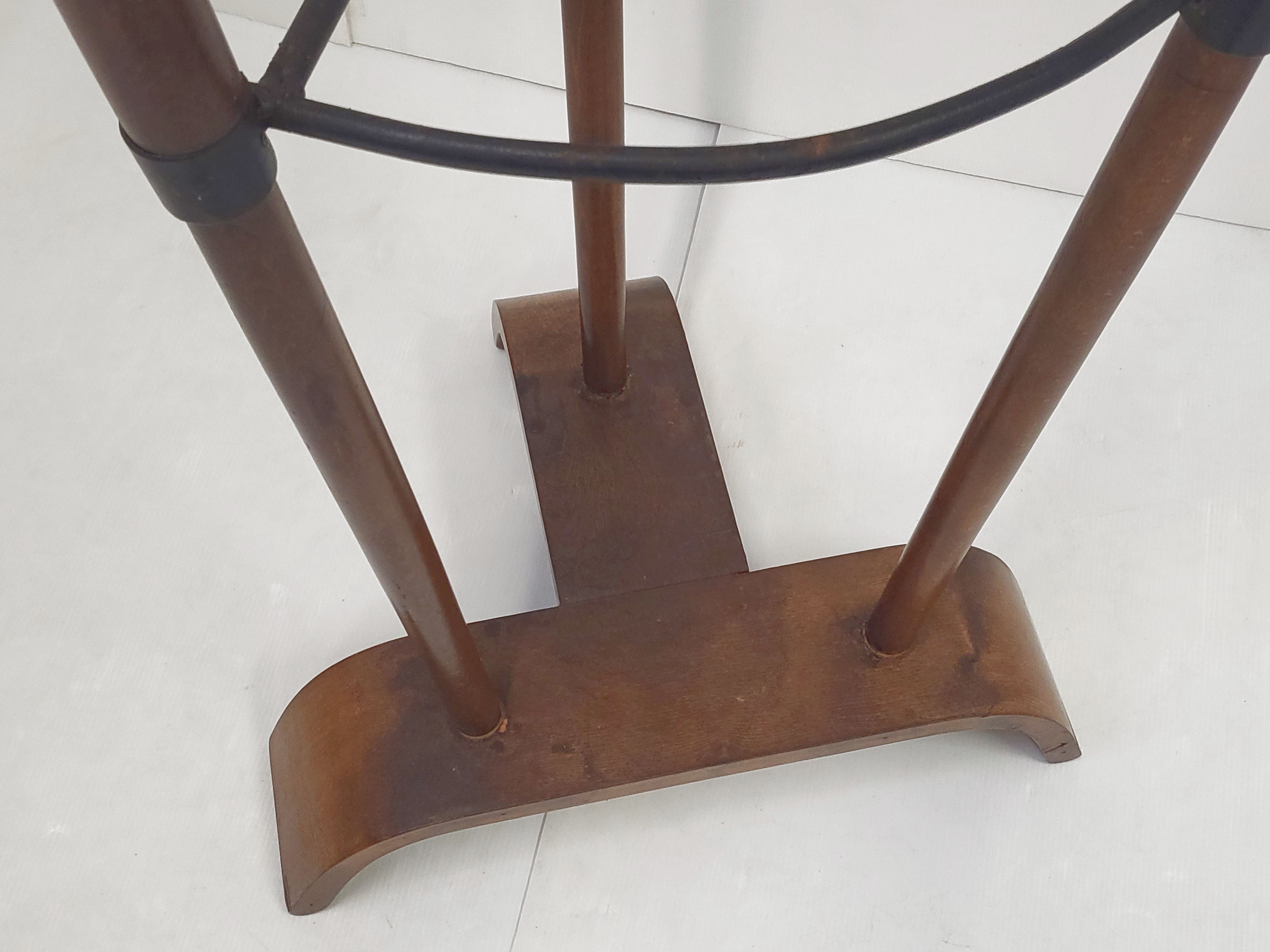 Brutalist tripod high stool 1960 vintage
