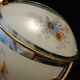 Tiffany style table lamp vintage floral motifs