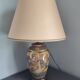 Old Japanese table lamp with Satsuma decoration.