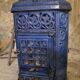 Enamelled cast iron wood stove year 1938 Rosières
