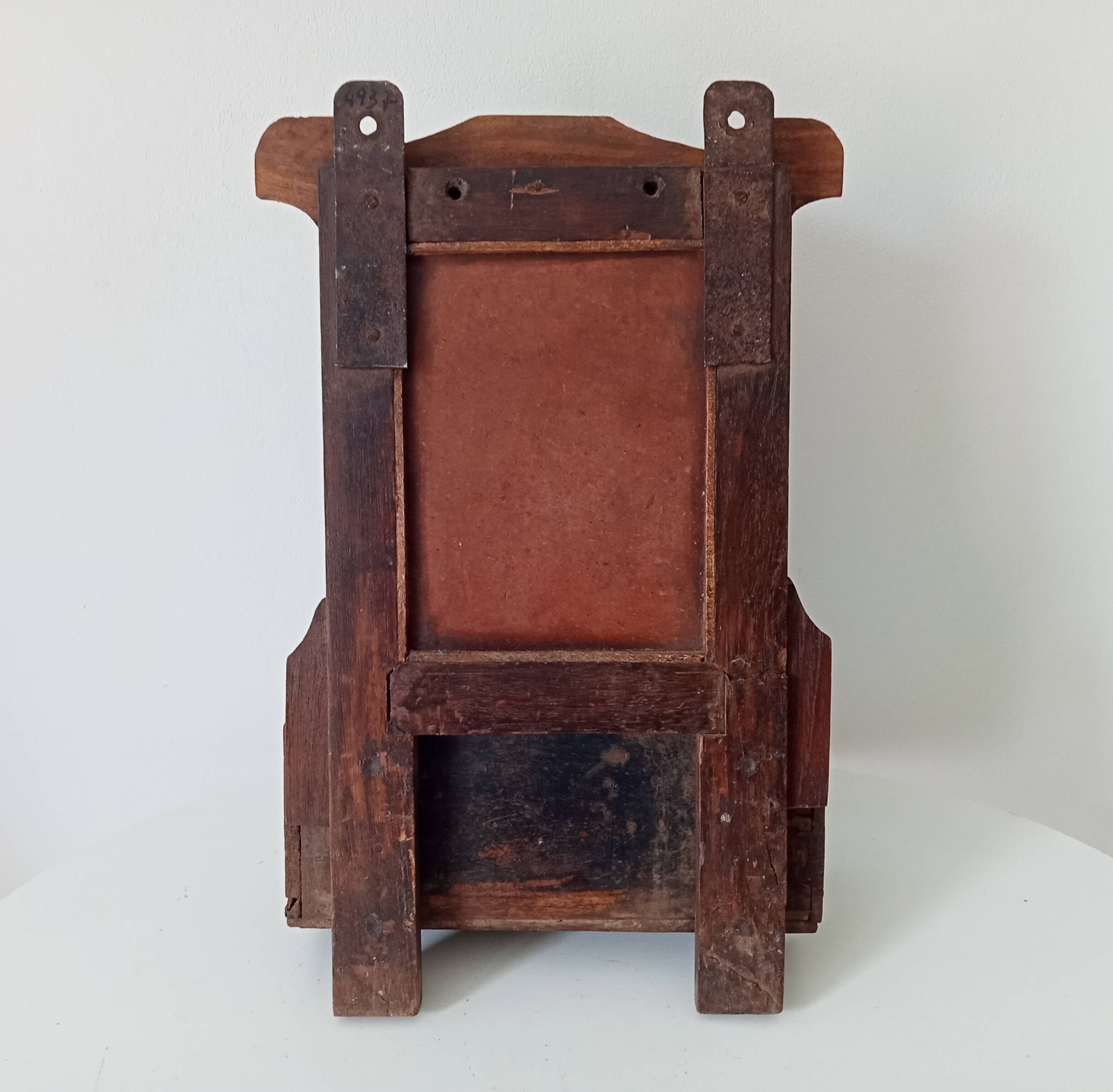Antique Hindu barber's mirror