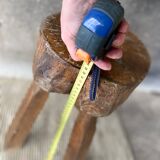 Brutalist tripod stool