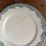 Green Fire Earth Set 6 large plates and 6 small plates