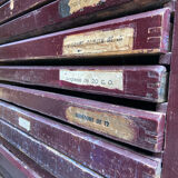 Antique printing furniture