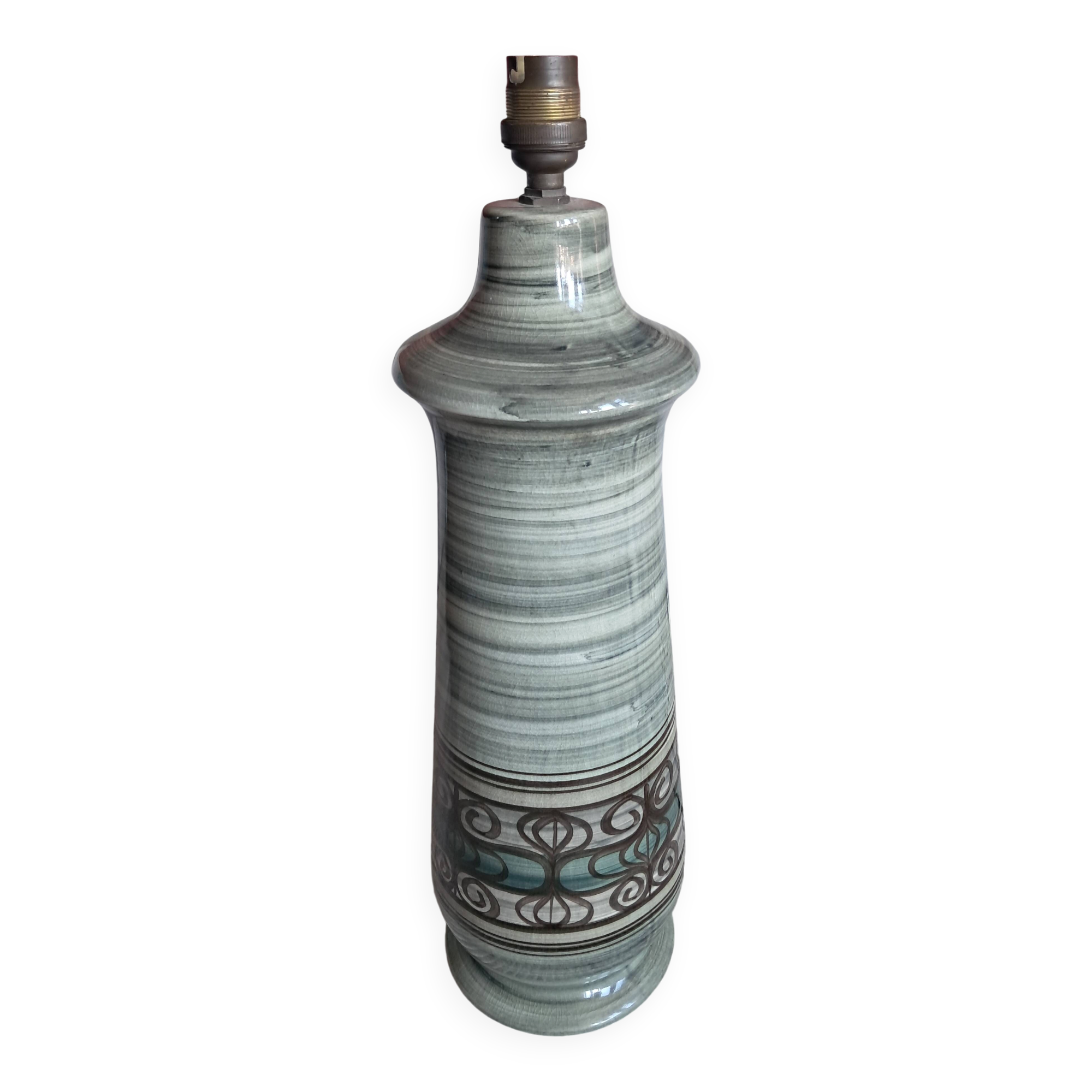 Grande lampe vintage en céramique de Jersey