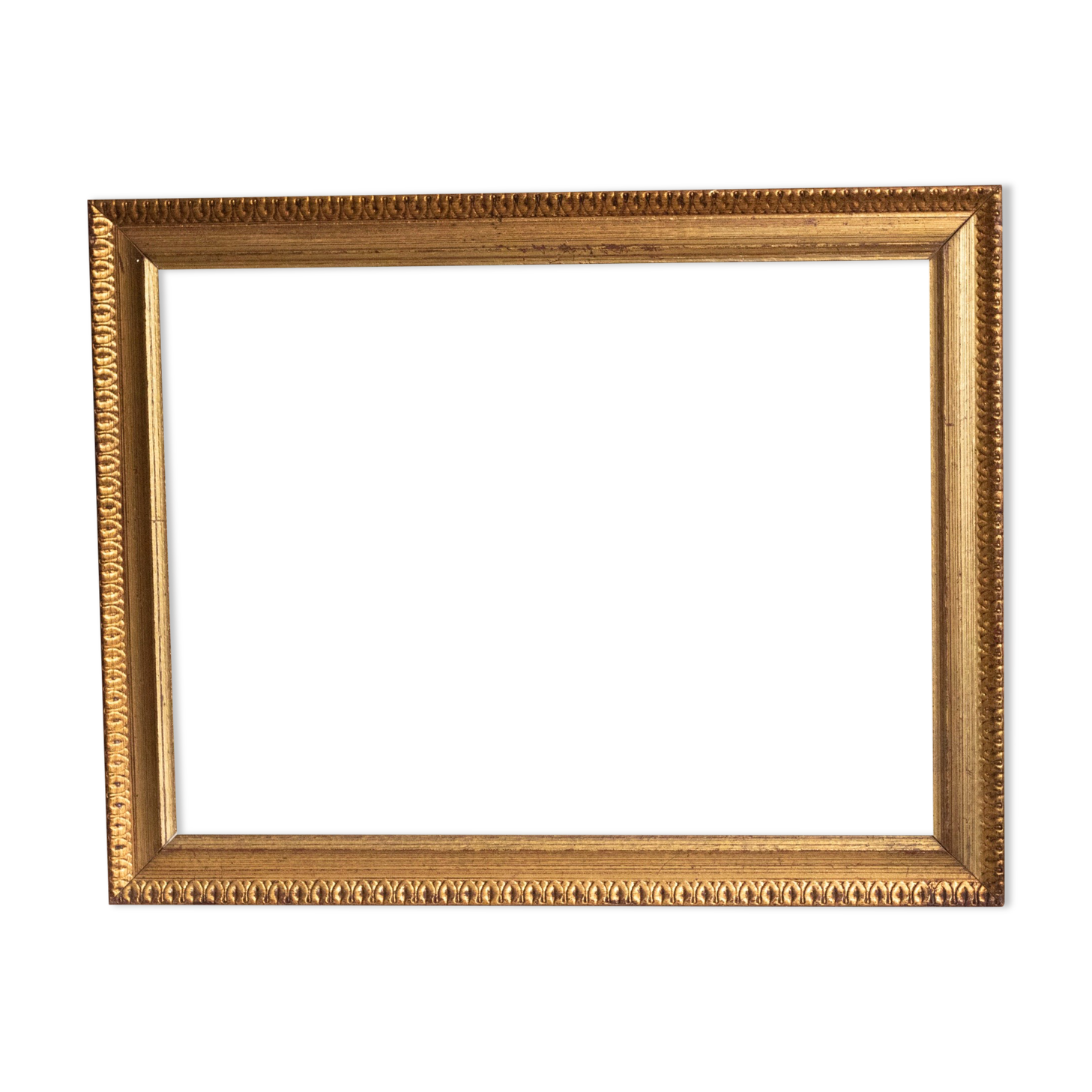 Old gilded wooden frame