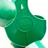 Set of 4 wall planter in green half-sphere