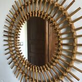 Mirror rattan sun 70s - 49cm