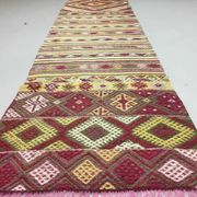 Turkish kilim runner 210x58 cm