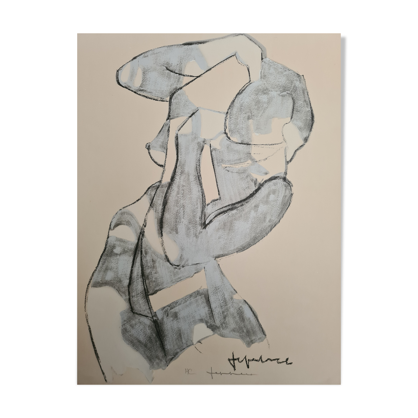 Woman in her toilet, Friboulet