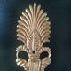 Paire d'appliques style Empire en bronze doré