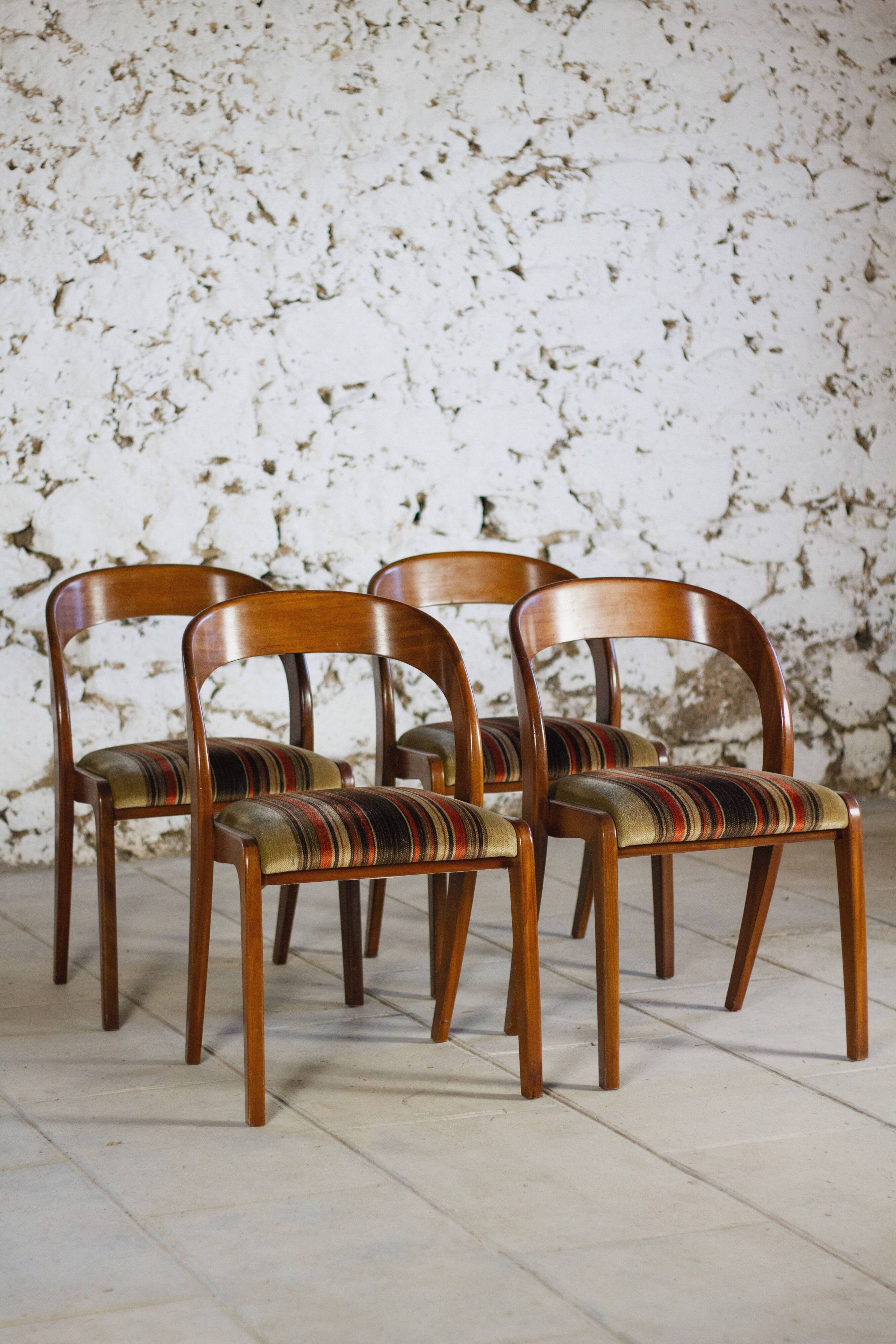 4 Baumann Gondola chairs