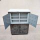 Vintage dentist furniture – Industrial style, steel, marble, ideal for lofts and workshops.