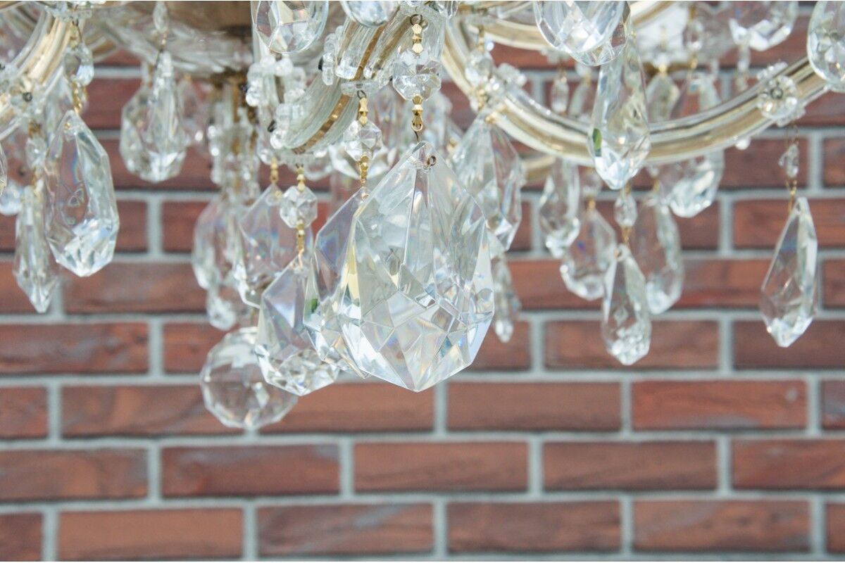 Lustre en cristal, France, première moitié du 20ème siècle