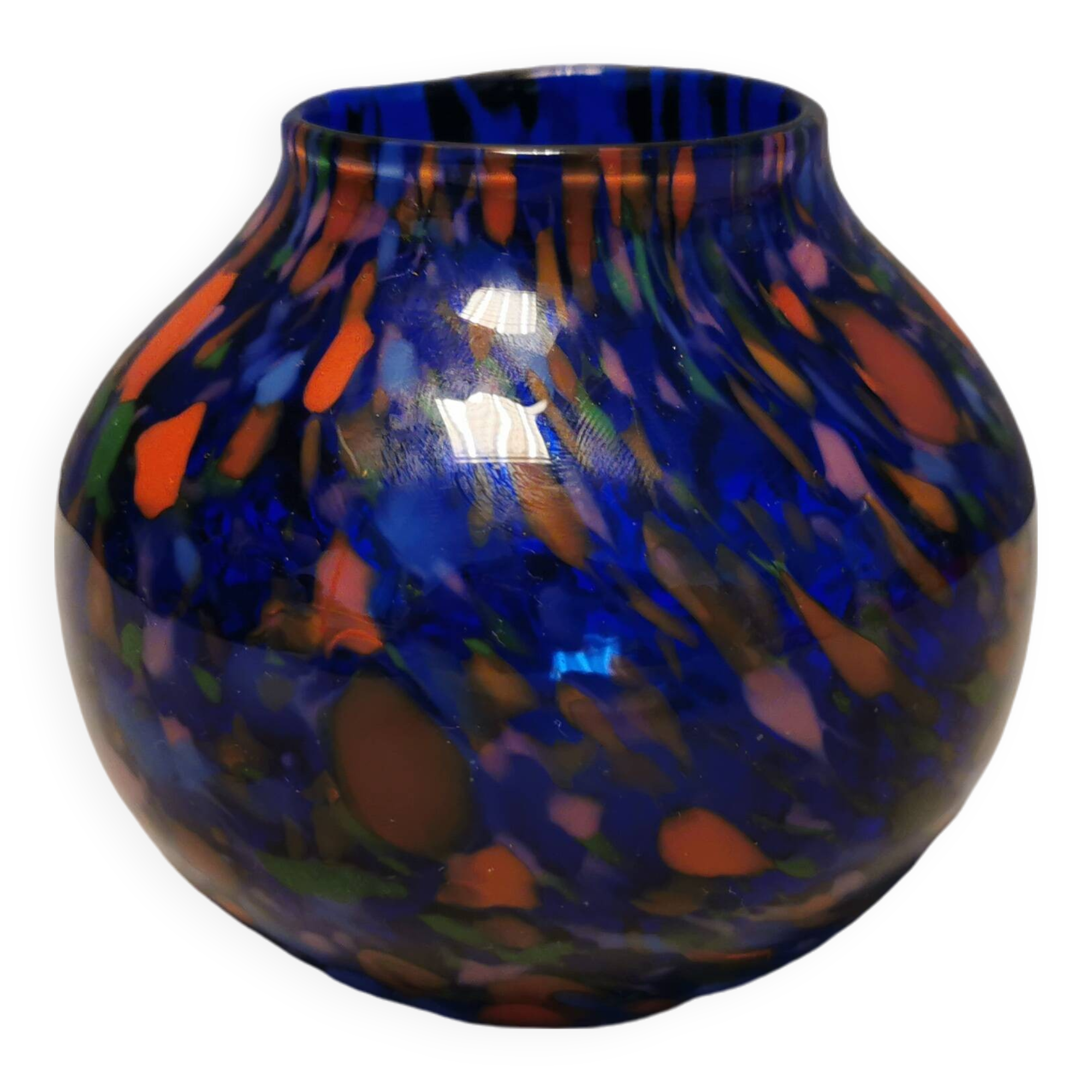 Beautiful mouth-blown ‘Plutta’ glass vase