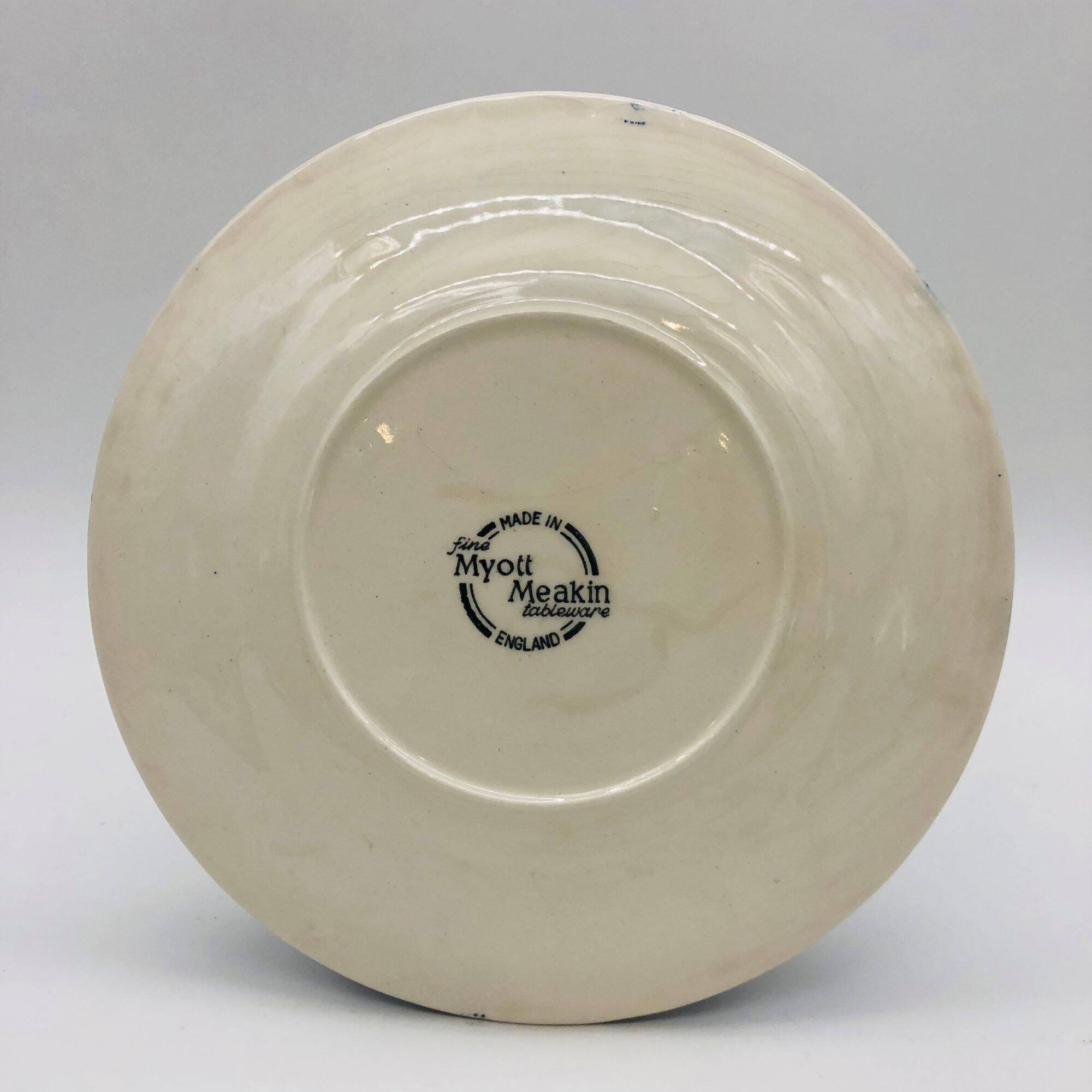 6 dessert plates English earthenware. Myott Meakin.