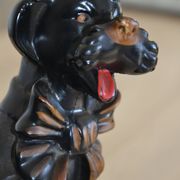 vintage ceramic poodle animal