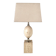 Travertine lamp by Philippe Barbier