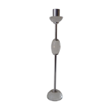 Candlestick in crystal and metal