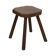 Old Rustic Solid Wood Stool Milk Stool Brutalist Style
