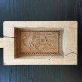 Wooden beure mold