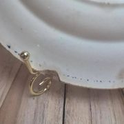 Antique plate Terre de Fer Clairefontaine Rouen blue decoration