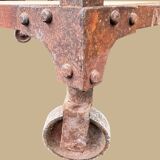 Old industrial shelf, workshop furniture