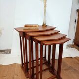 4 nesting tables in marquetry