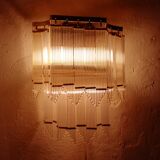 Lamp glass wall lamp 1980