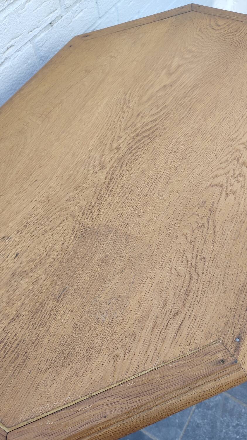 1940 oak dining table and decor