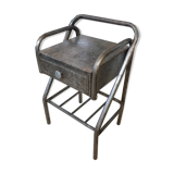 Metal bedside table