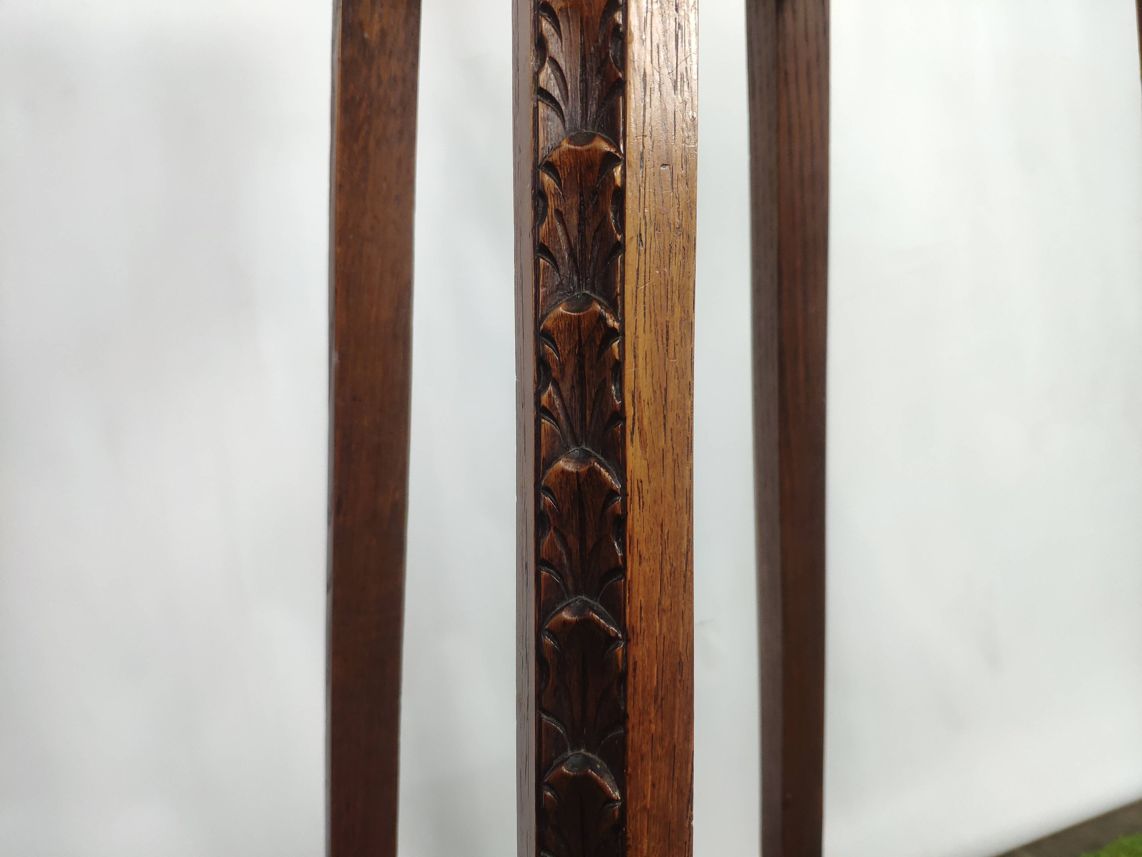 Saddle old décor Breton oak