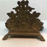 Brass inkwell