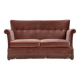 1970s, Danish 2-seater sofa, salmon pink furniture velour, beech wood.