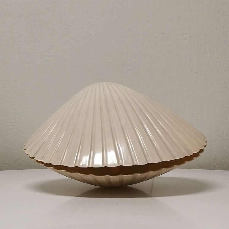 Shell lamp by Michèle Mahé, Diffusion Disderot, Roche Bobois distribution 1970