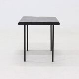 Minimalist Steel and Slate Side or Coffee Table 1960s
