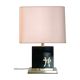 Table lamp, in lacquered wood and brass by Jean Claude Mahey 1970