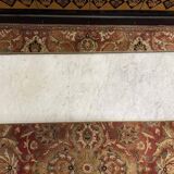 Louis XVI style coffee table in Carrara marble