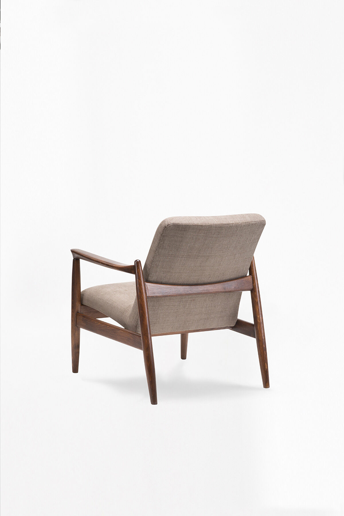 GFM 64 armchair / dark beige from 1960