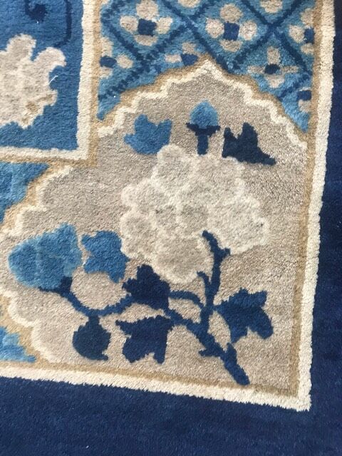 Tapis ancien chinois fait main 308x380 cm